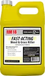 RM18 Fast-Acting Weed & Grass Killer Herbicide, Spray, 1-gallon