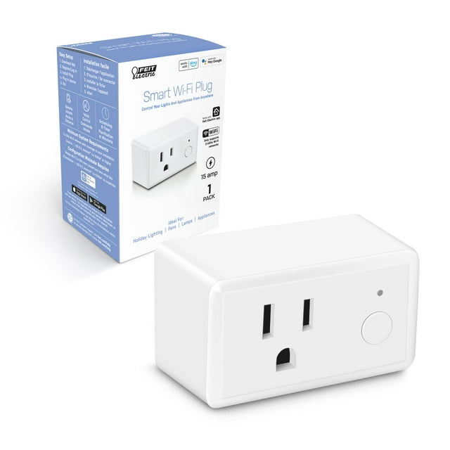 NEW Feit Electric Wifi Smart Plug works with Alexa Siri Google Assistant