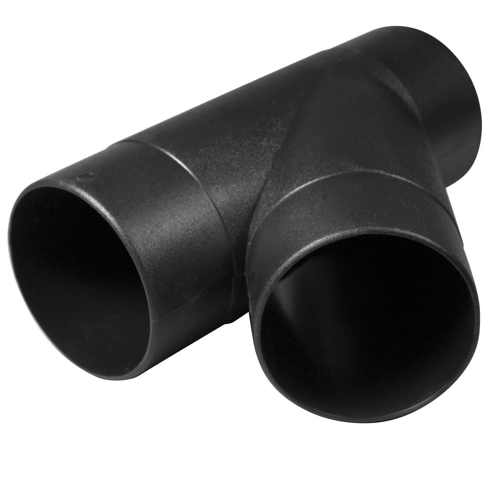 POWERTEC 70106 4-Inch Y-Fitting Dust Collection Hose Connector, Black