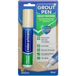 Rainbow Chalk Markers Limited Large Grout Pen - Revives & Restores Stained Tile Grout Leaving A Clean Fresh Look (Cream)