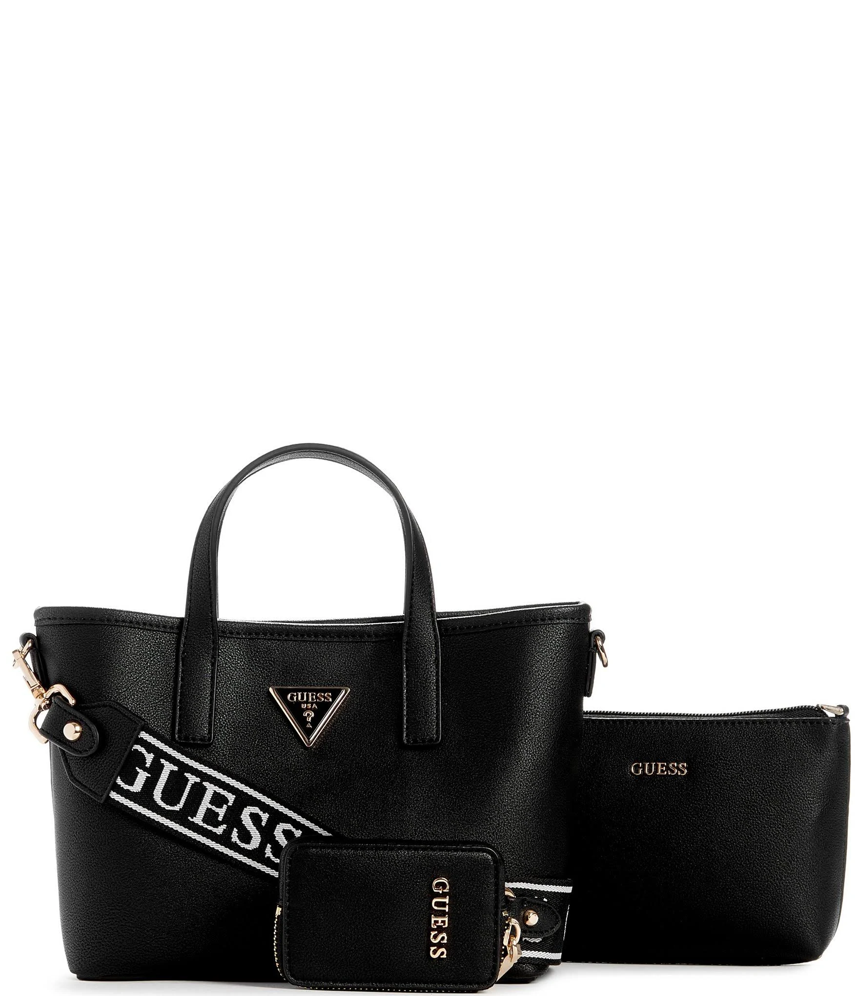 Guess Latona Mini Tote in Black