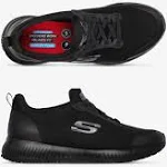 Skechers Women's Work Squad SR Shoes Black 7.5