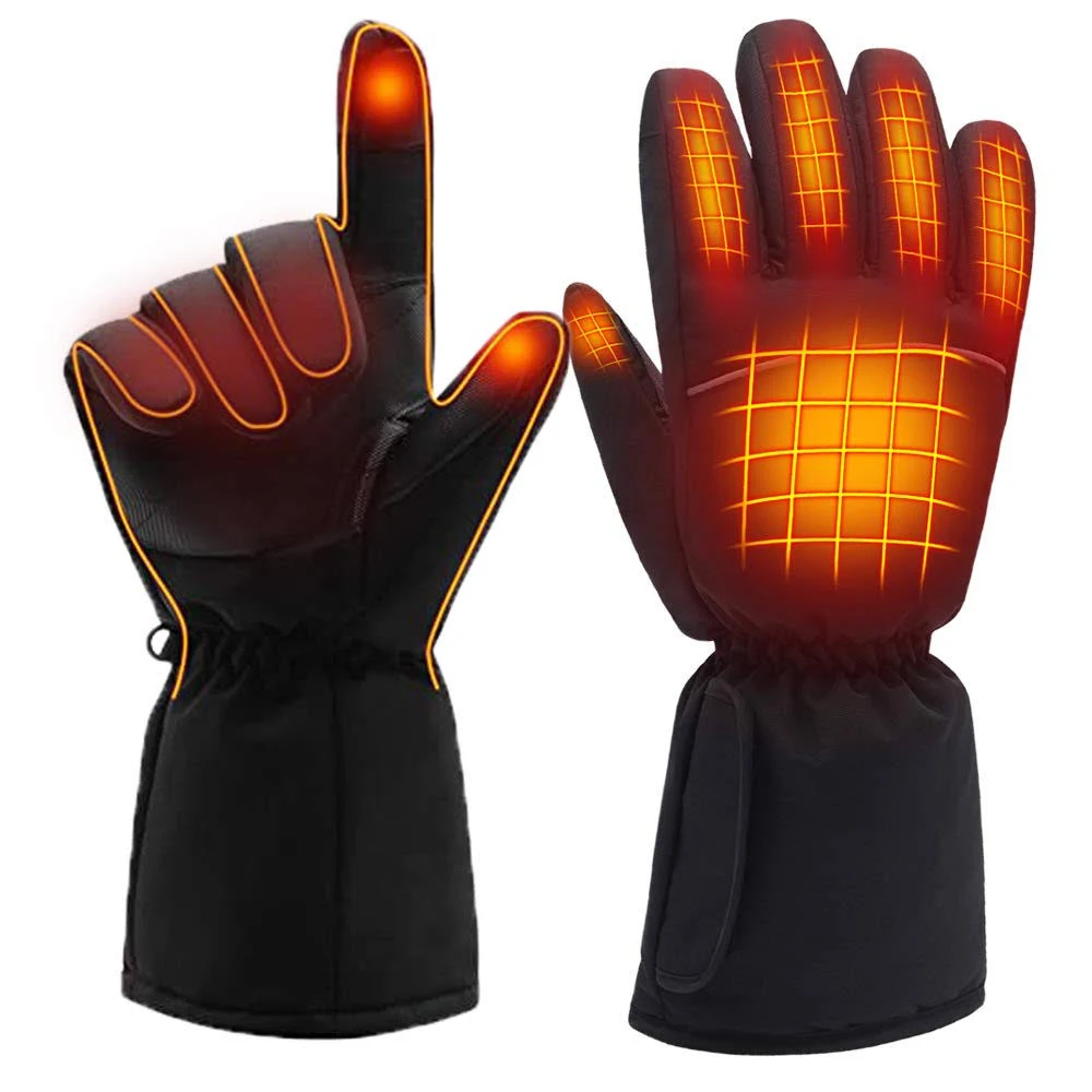 Pokerking Rechargeable Heated Gloves for Man & Woman, AA Battery Operated ...