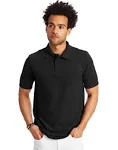 Hanes Men's X-Temp Pique Polo Shirt, Size: Medium, Black