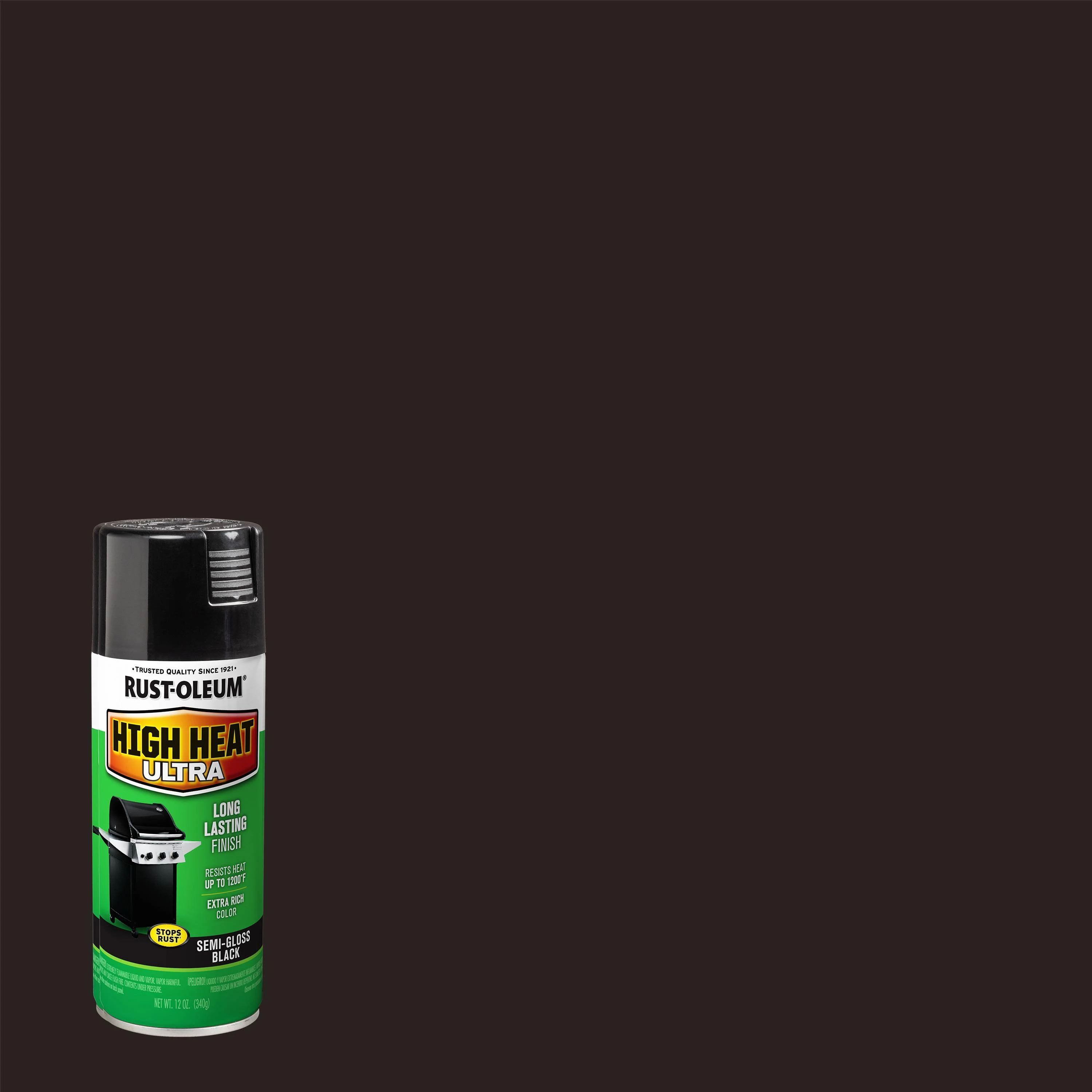 Rust-Oleum Black High Heat Ultra Spray Paint, 12 oz.