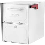 Architectural Mailboxes Oasis Classic Large High Security Parcel Mailbox, White