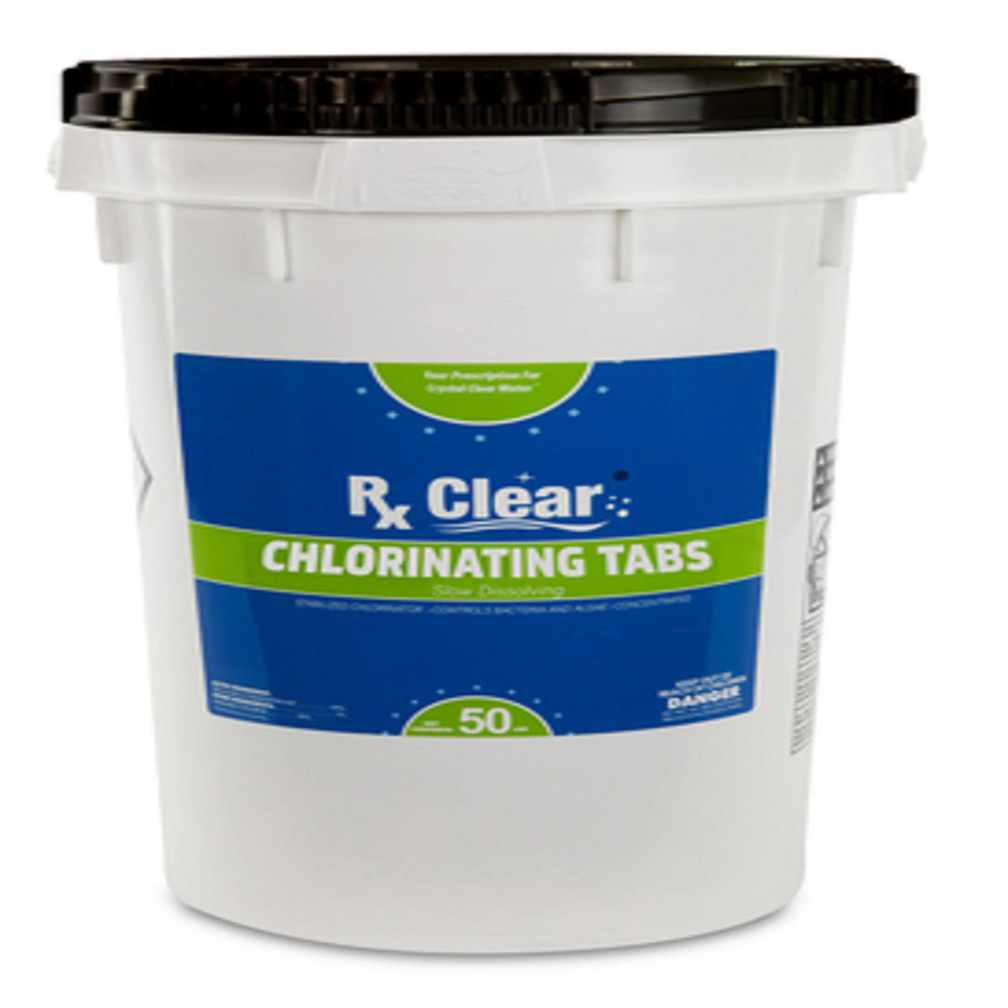 RX Clear 1" Stabilized Chlorine Tablets - 50 lbs.