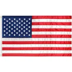 5 x 8 Super Tough Sewn Heavy Duty Polyester - Embroidered Stars - American Flag