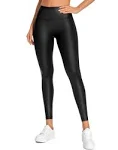 CRZ Yoga Butterluxe Matte Faux Leather No Front Seam Leggings 26.5''