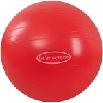 (38-45cm, S, Red) - BalanceFrom Anti-Burst and Slip Resistant Exercise Ball Yoga Ball Fitness Ball Birthing Ball with Quick Pump