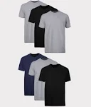 Hanes Men's ComfortSoft Tagless Crewneck T-Shirt 6-Pack