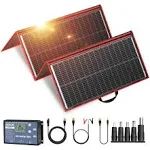 300W 18V Portable Solar Panel Kit Folding Solar Charger with 2 USB Outputs