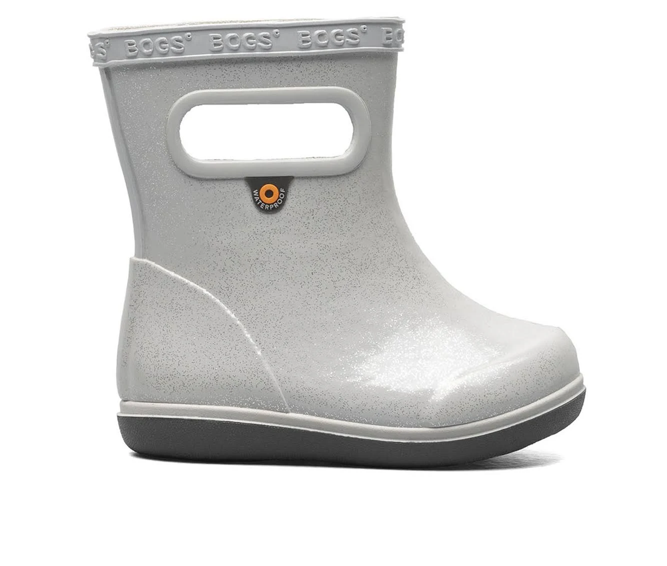 Bogs Kids' Skipper II Glitter Boots 7 Silver