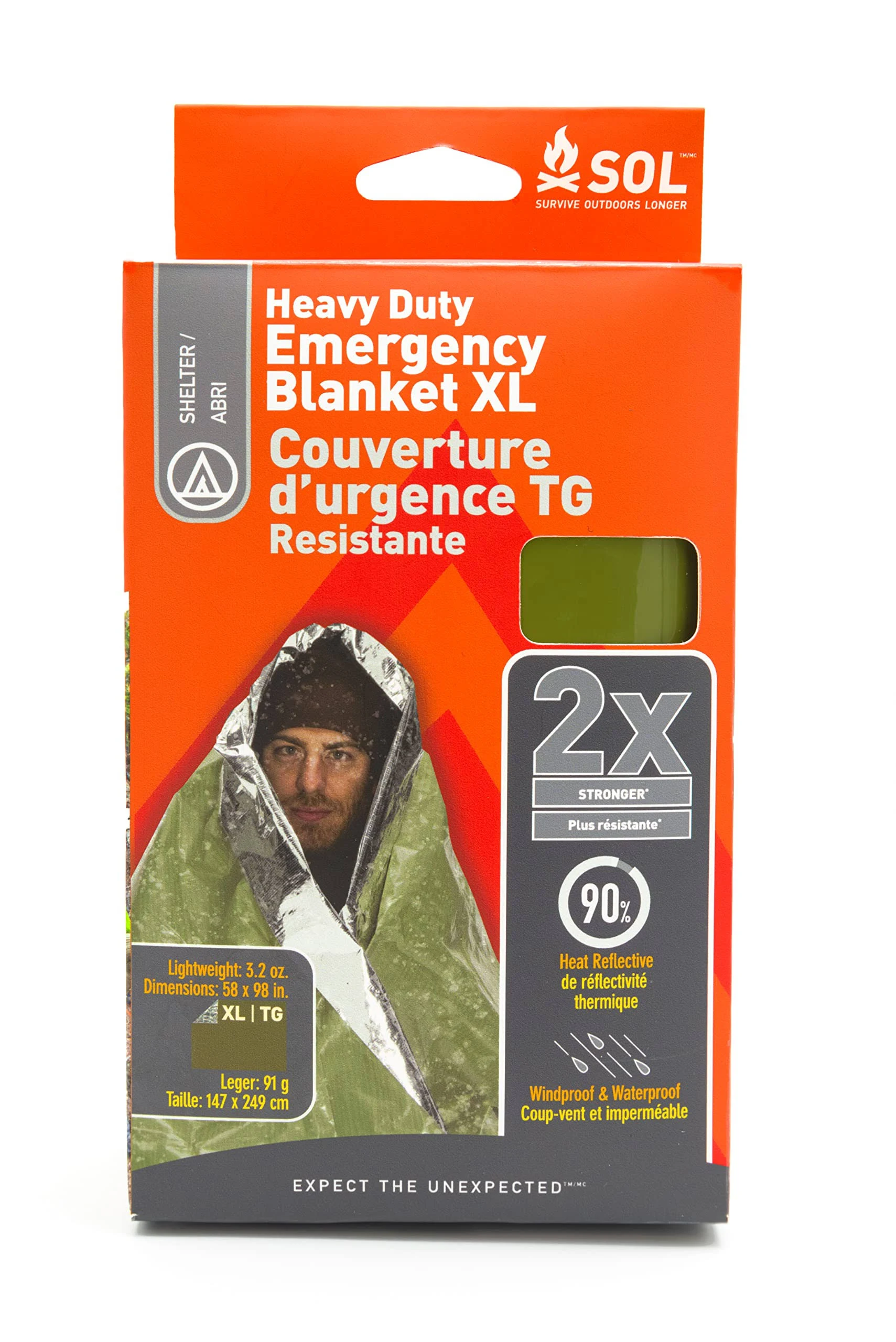 Adventure Medical Kits Sol Heavy Duty Emergency Blanket