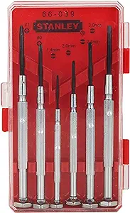 Stanley Hand Tools 66-039 6 Piece Jeweler's Screwdriver Set