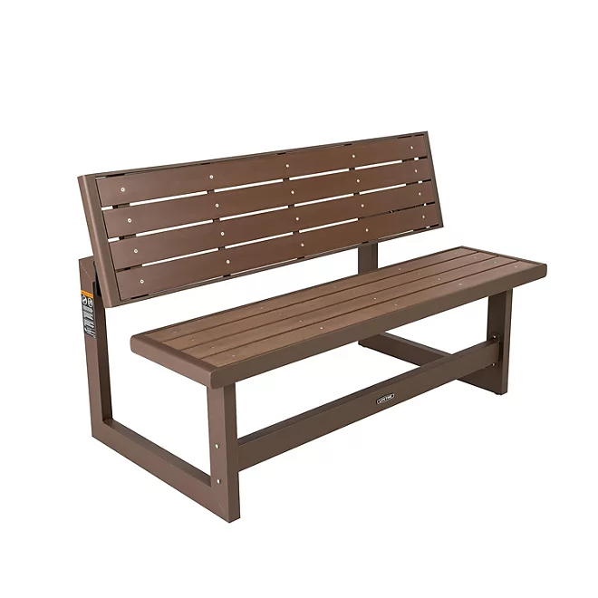 Lifetime Outdoor Convertible Bench, 60139, Brown