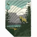 Rumpl The Original Puffy National Parks Collection | Printed Outdoor Camping Blanket for Traveling, Picnics, Beach Trips, Concerts | Rocky Mountains, 1-PersonRumpl The Original Puffy National Parks Collection | P…