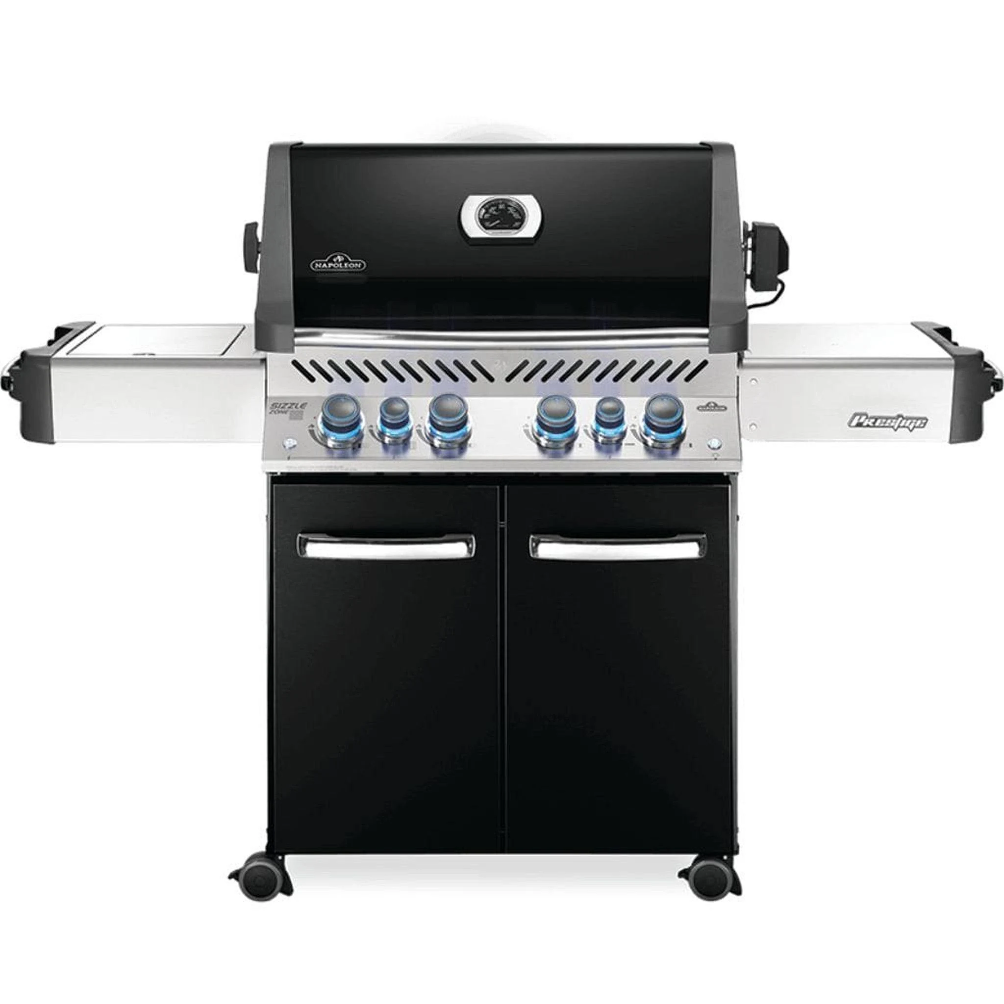 Napoleon Prestige 500 Grill with Infrared Side and Rear Burners Natural Gas / Black