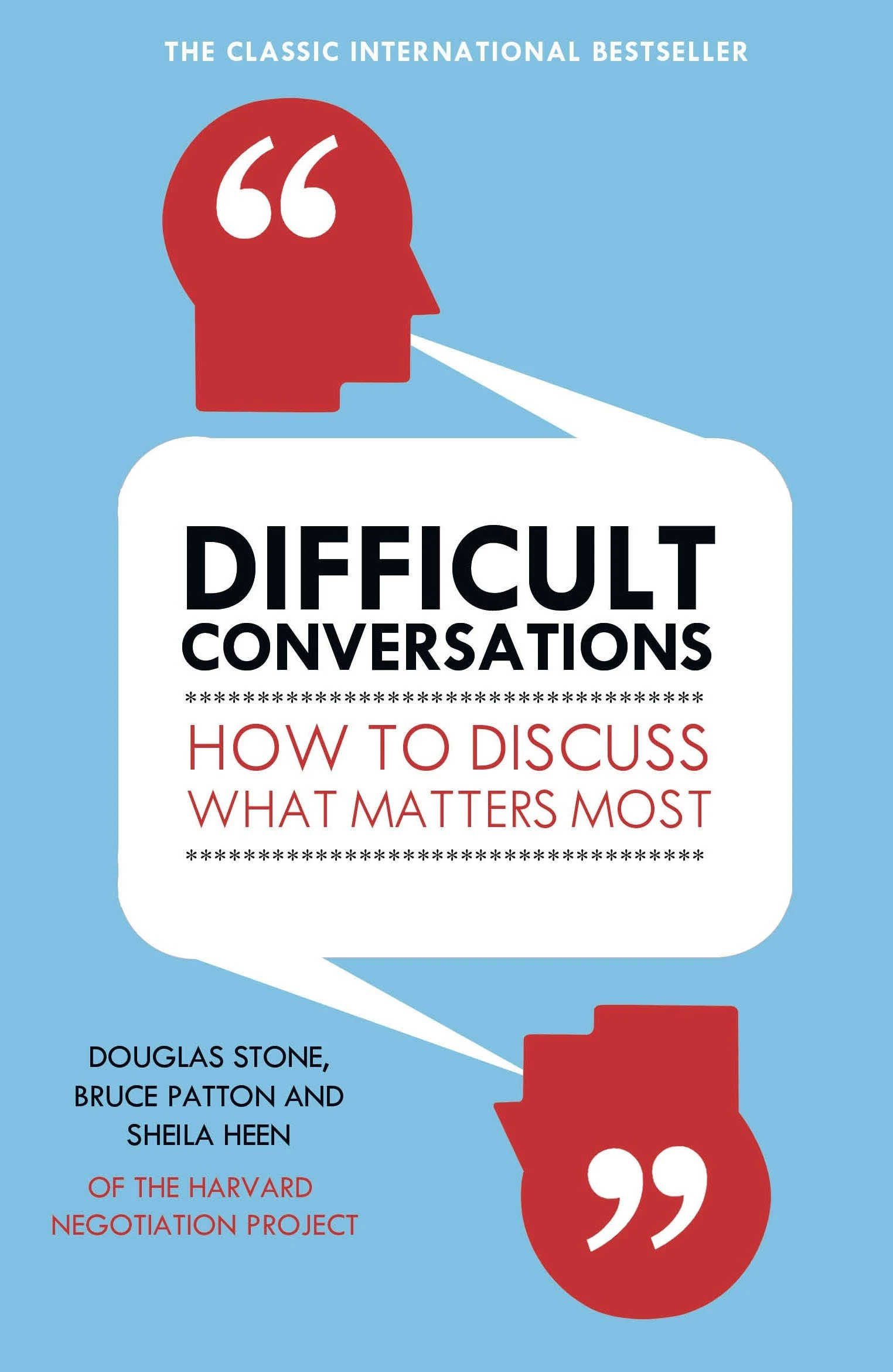 Difficult Conversations How to Discuss What Matters Most