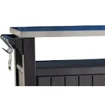 Keter Unity XL: Outdoor Serving Station | Storage & Prep Table