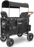 Wonderfold W2 Luxe Double Stroller Wagon (Volcanic Black)