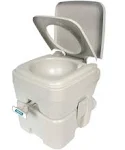 Camco 5.3-Gallon Portable Travel Toilet - Features Detachable Holding Tank W/Sea