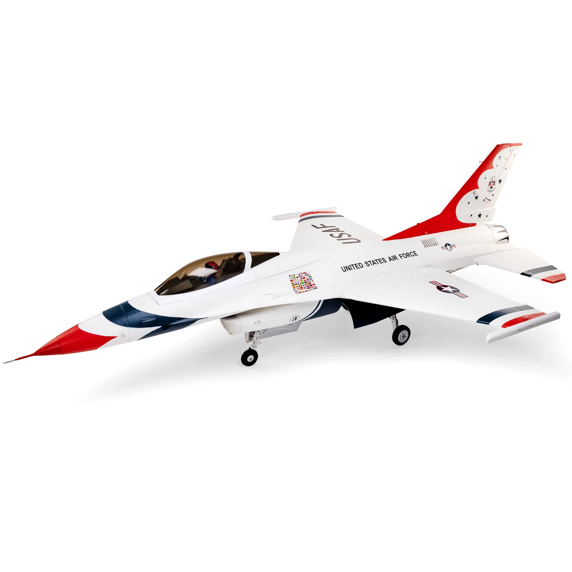 E-flite F-16 Falcon Thunderbird 80mm ARF Plus Airplane