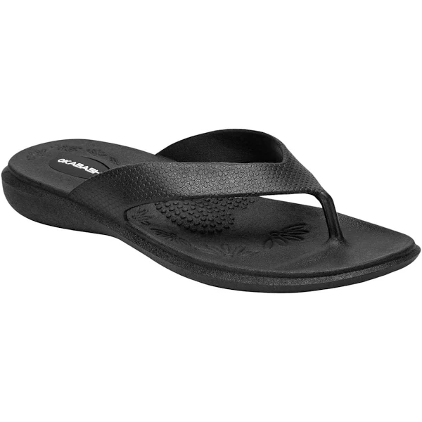 Okabashi Maui Women's Flip Flops - Black, S