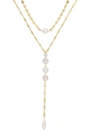 Shop Ettika Summer Dreamin' Freshwater Pearl And 18k Gold Plated Necklace Set