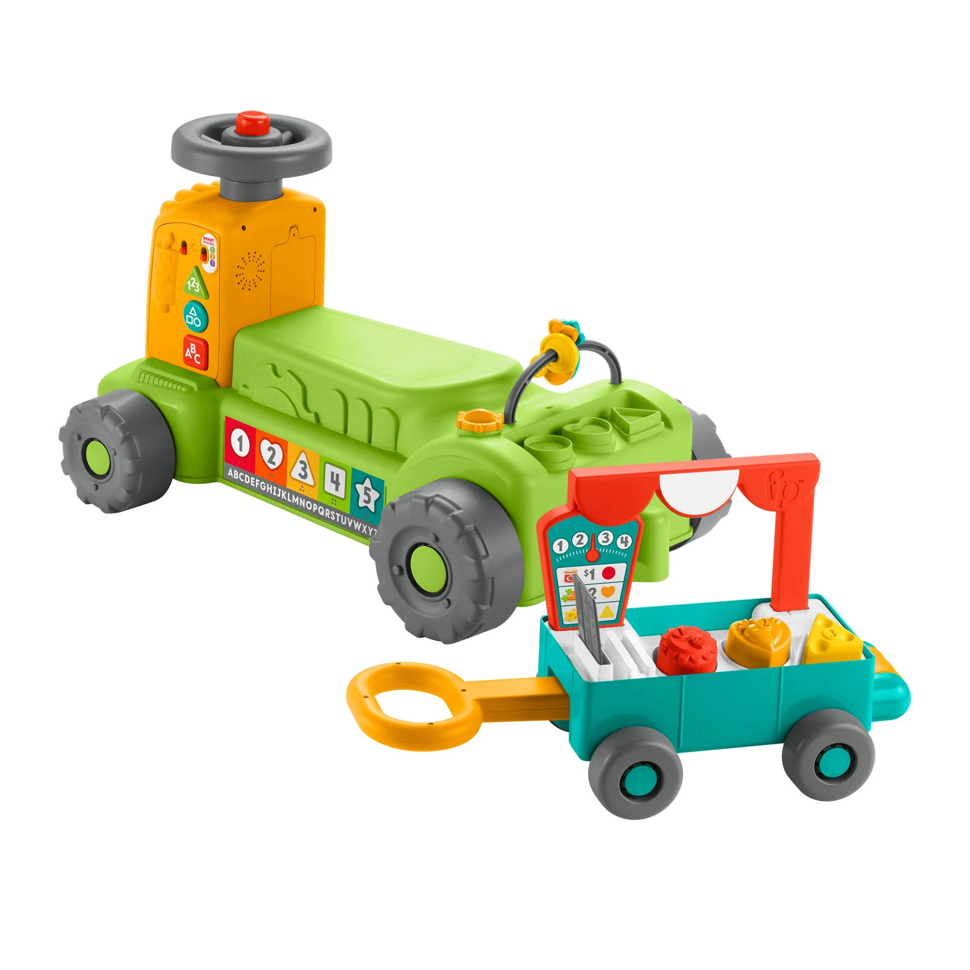 Fisher Price Laugh N Learn 4 in 1 Farm to Market Tractor