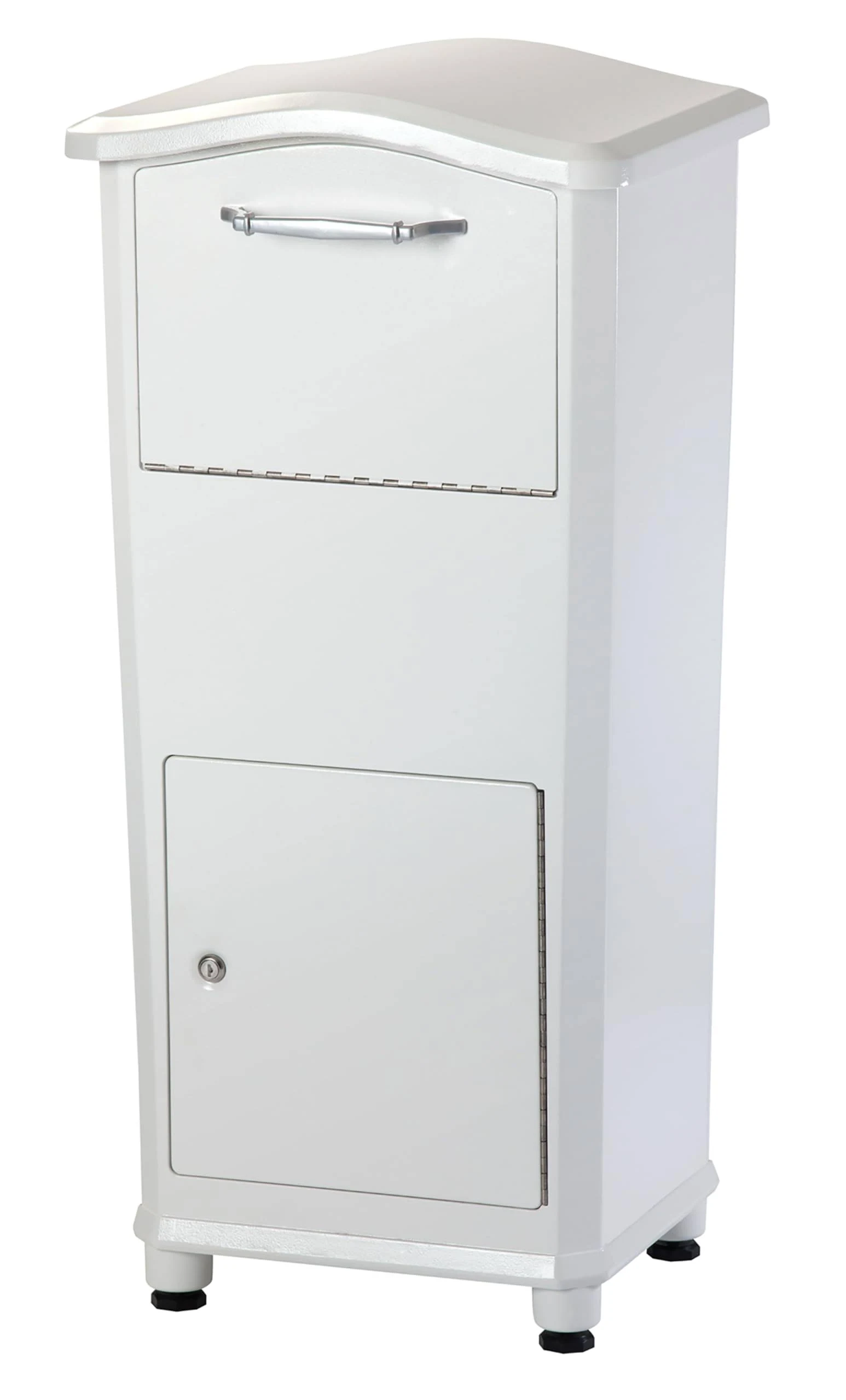 Architectural Mailboxes 6900W Elephantrunk Parcel Drop Box White