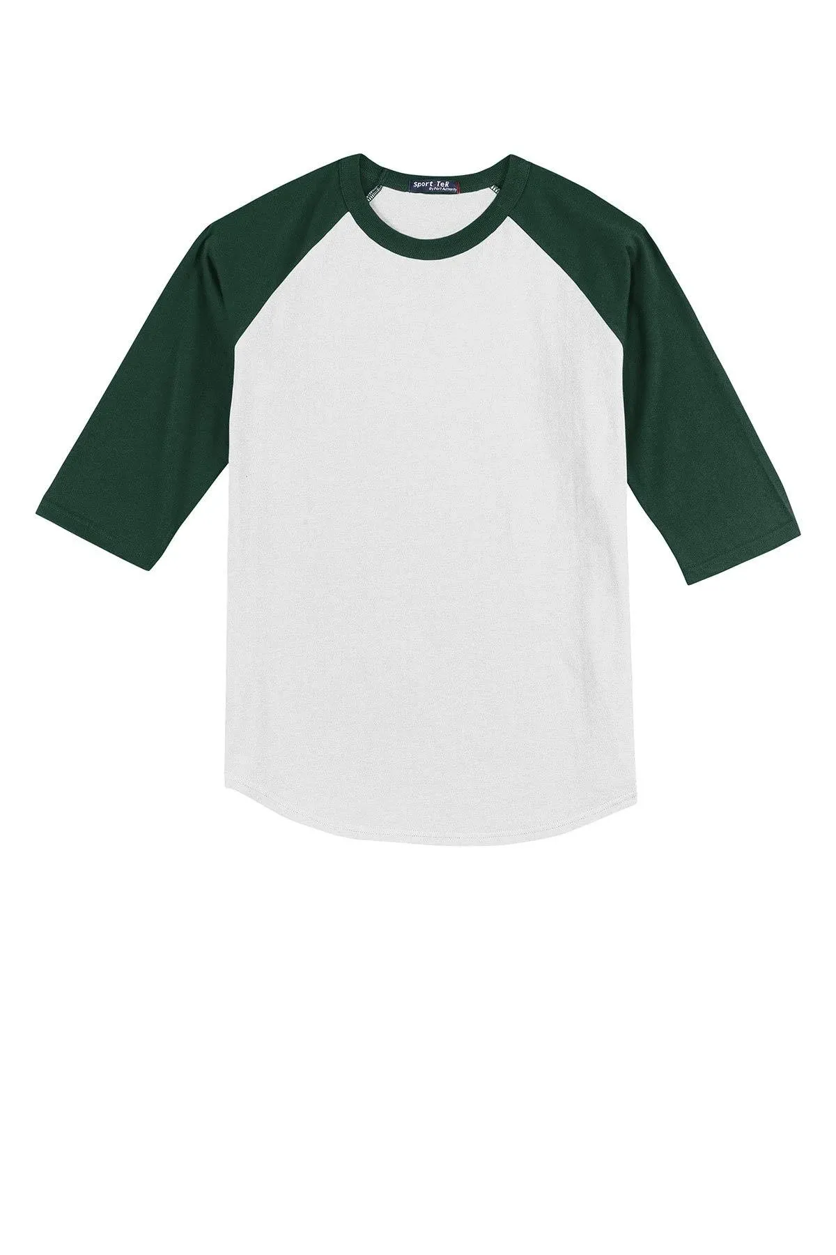 Sport-Tek YT200 Youth Colorblock Raglan Jersey - Heather Grey/Red