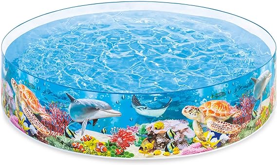 Intex 8 ft. Deep Blue Sea Snapset Pool