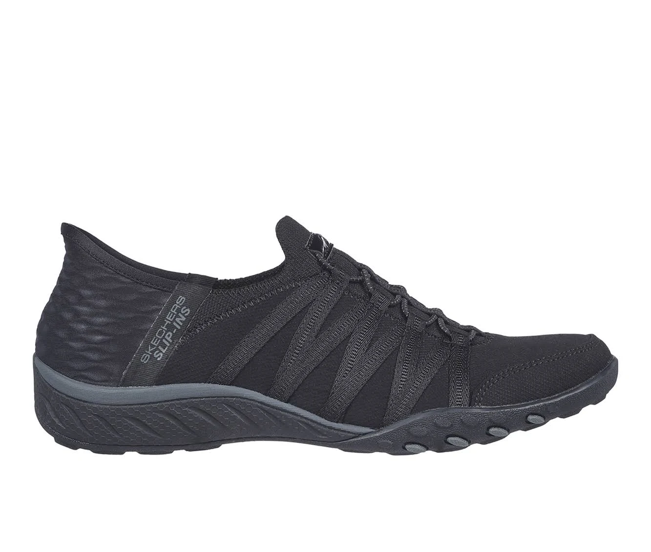 Skechers Breathe-Easy-R<wbr/>oll-With-Me Black 100593/BBK womens size 10