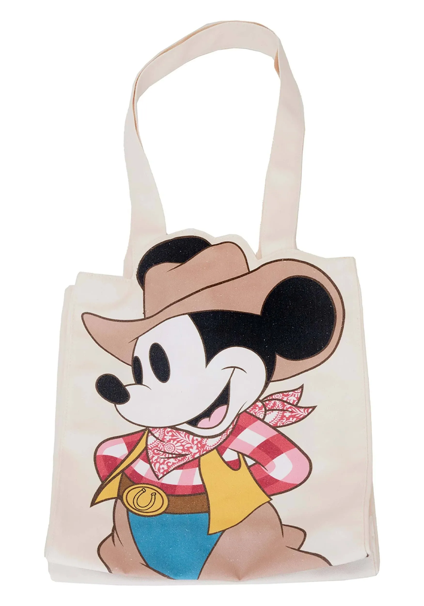 Disney Western Mickey Canvas Tote Bag