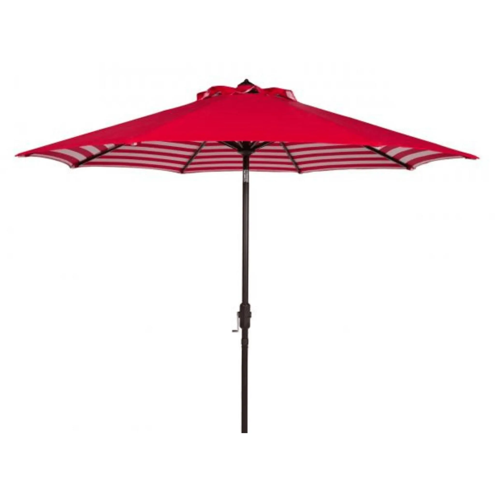 Safavieh Hadire Striped Inside Out Crank Outdoor Umbrella