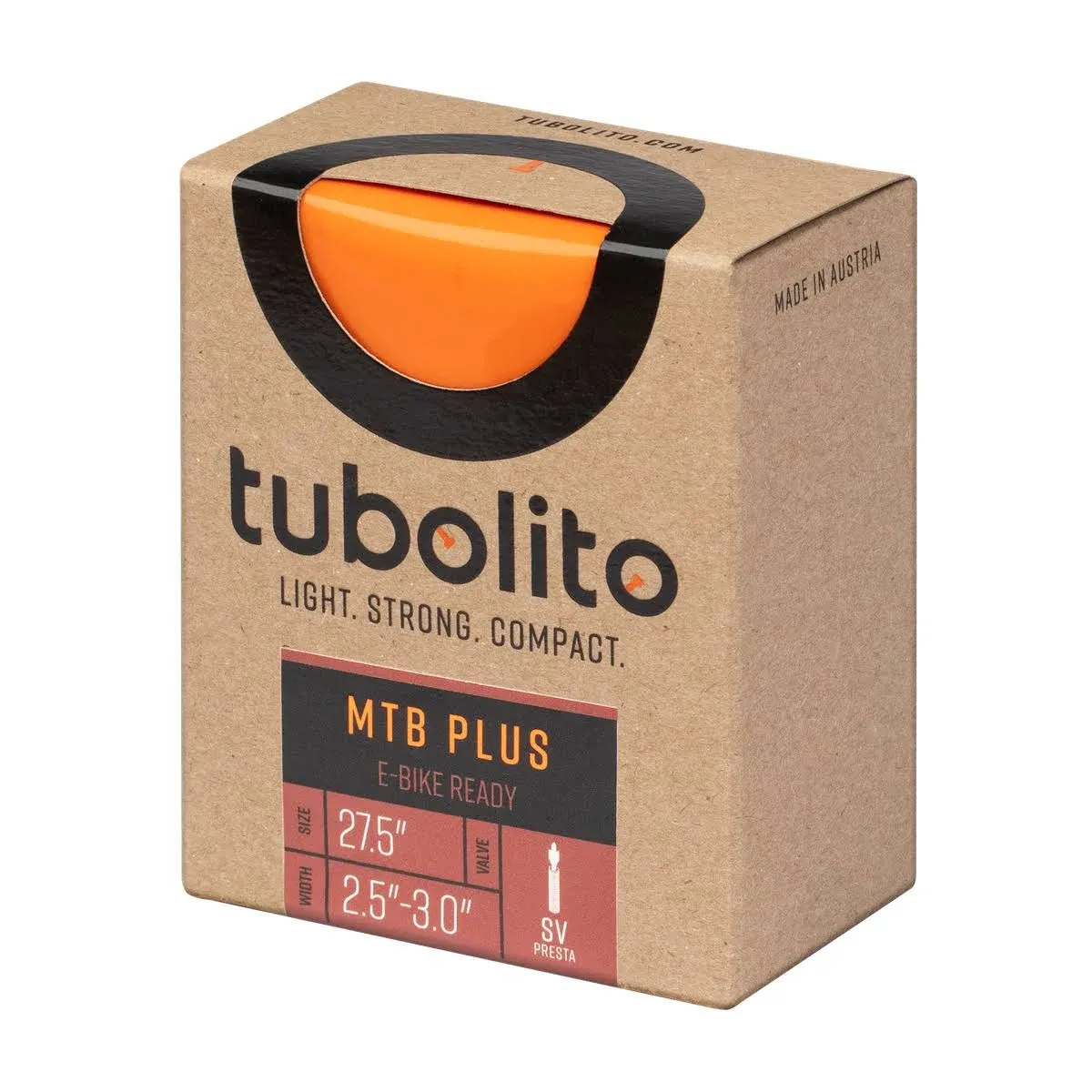 Tubolito Tubo Road Tube - 700 x 18-32mm, 42mm Presta Valve, Orange