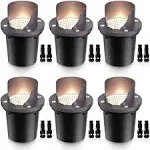 12W Low Voltage Landscape Lights Waterproof Outdoor In-Ground Lights Shielded...