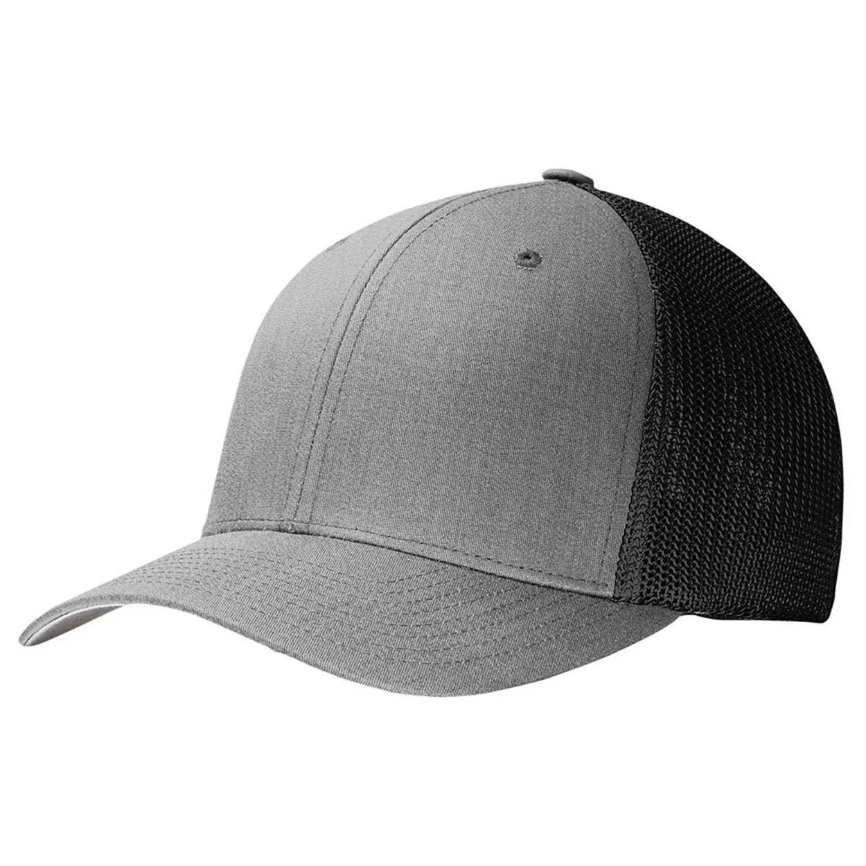 Port Authority C812 Flexfit Mesh Back Cap - Black Black