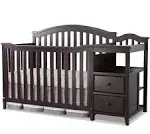 Sorelle Berkley Crib and Changer - Espresso