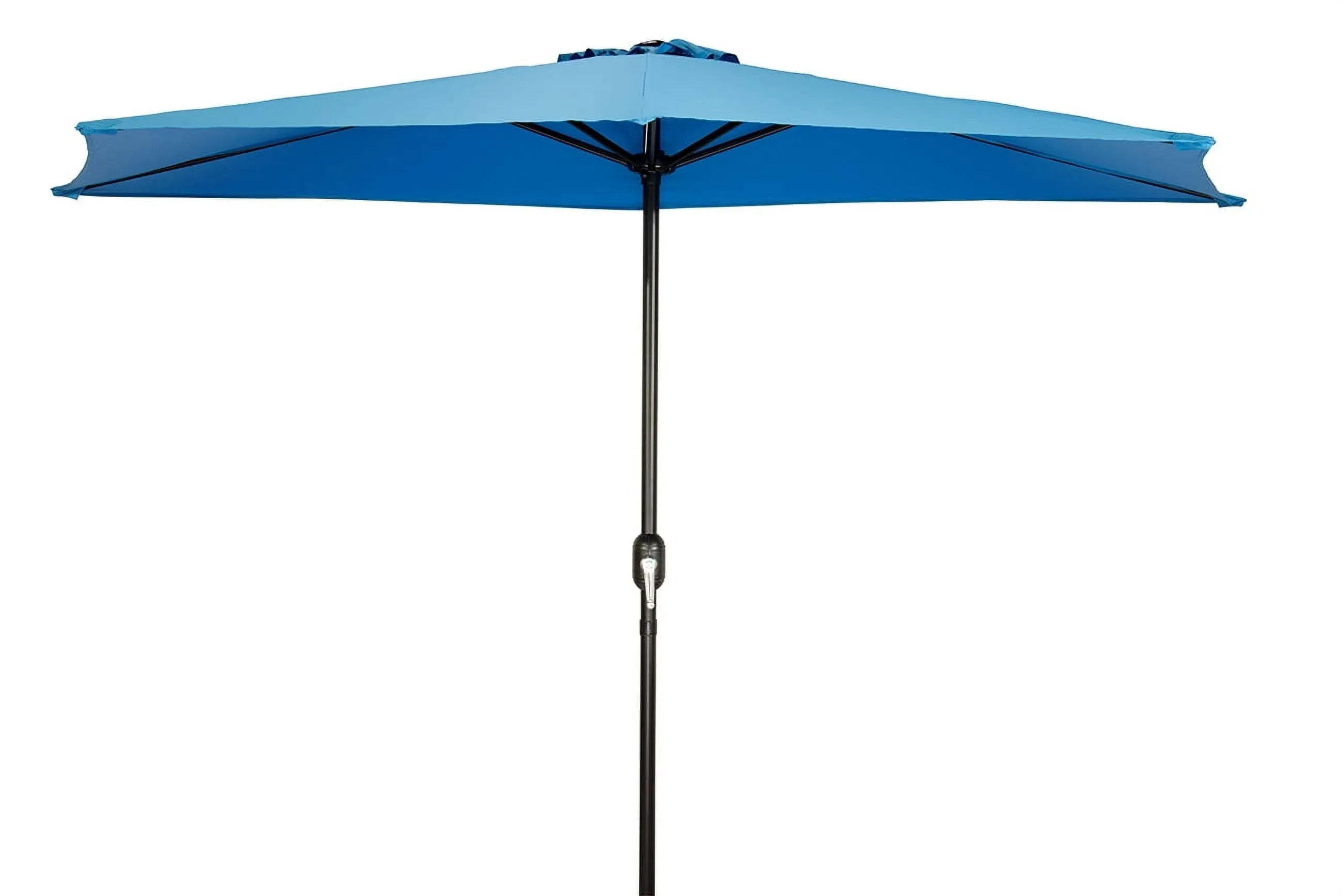 Patio Half Umbrella 9' by Trademark Innovations Azure