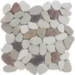 Cherry Sliced Pebble Mosaic Wall & Floor Tile ($10.64/SqFt)  | eBay