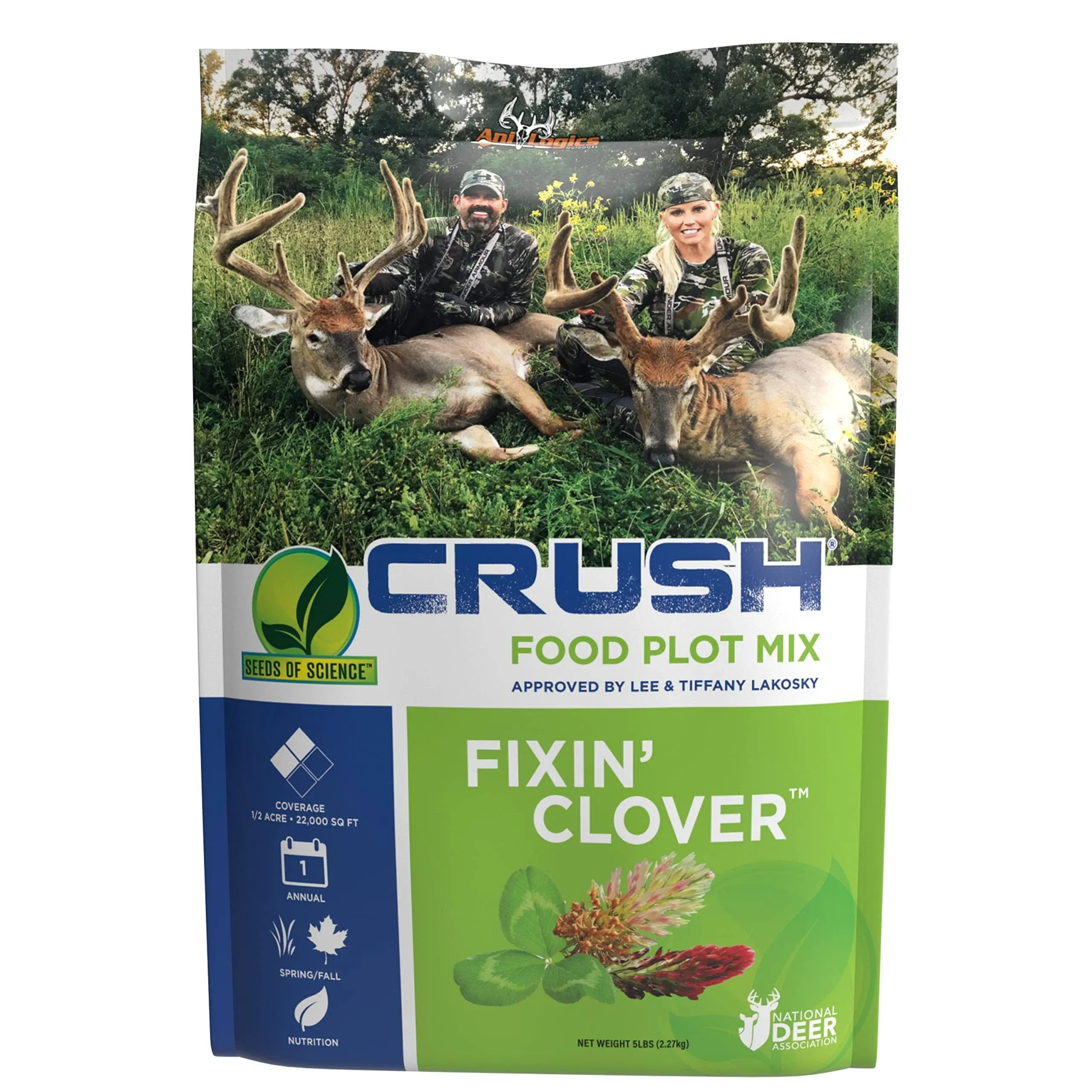 "Ani-Logics 24017 CRUSH Seeds of - Science Fixin' Clover (5lb) - 24017"