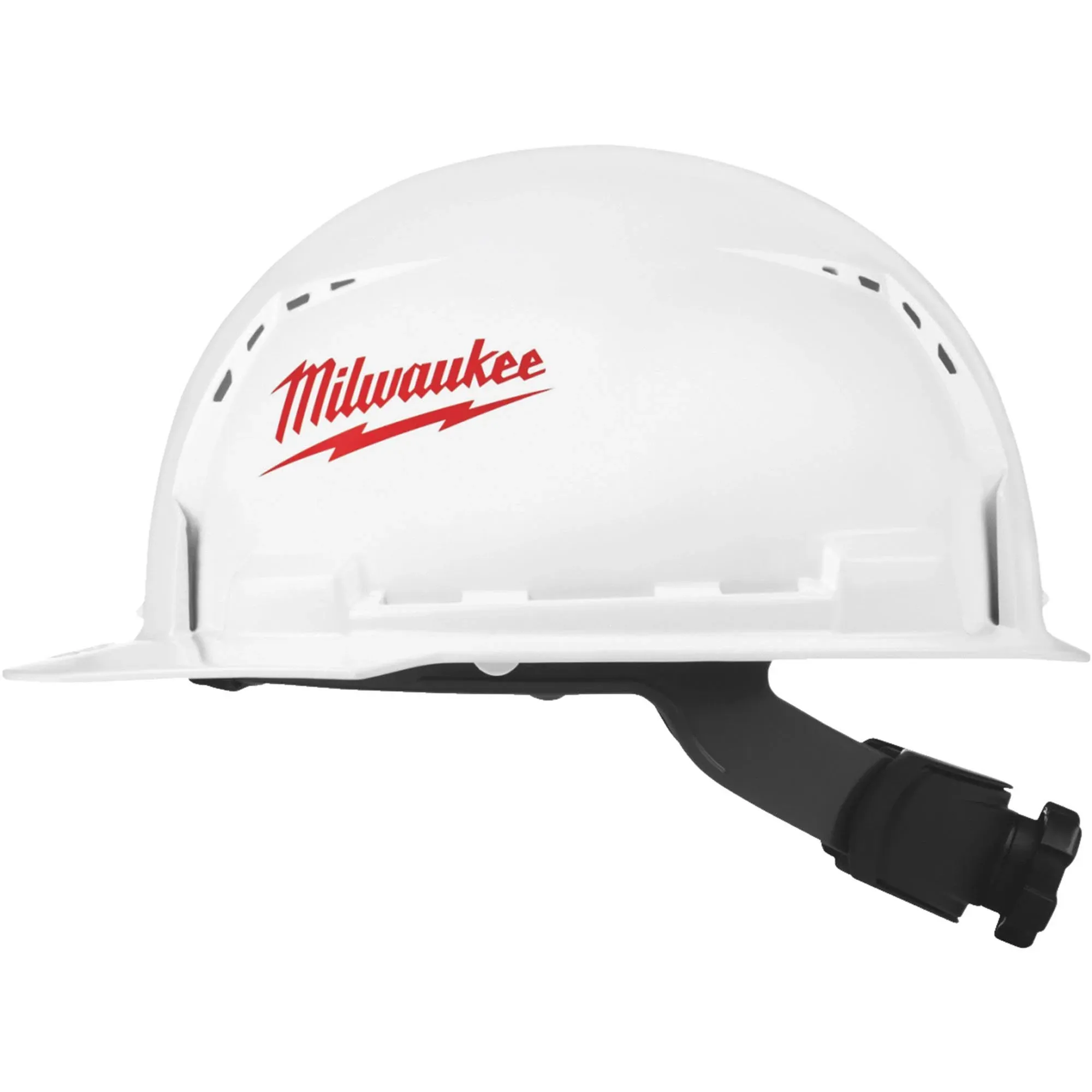 Milwaukee 48-73-1010 Type 1 Class C Full Brim Vented Hard Hat with Bolt Accessories