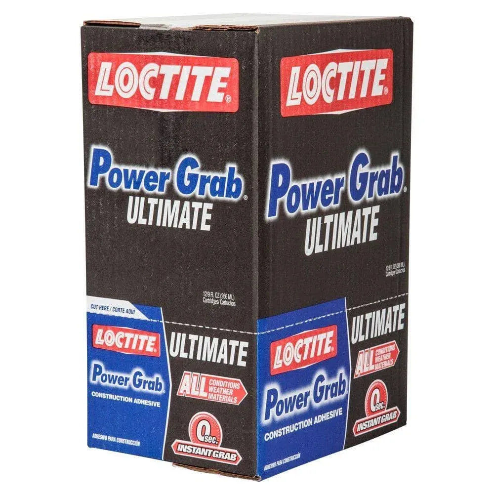 Loctite Power Grab Ultimate Construction Adhesive 9 oz(12 Pack)