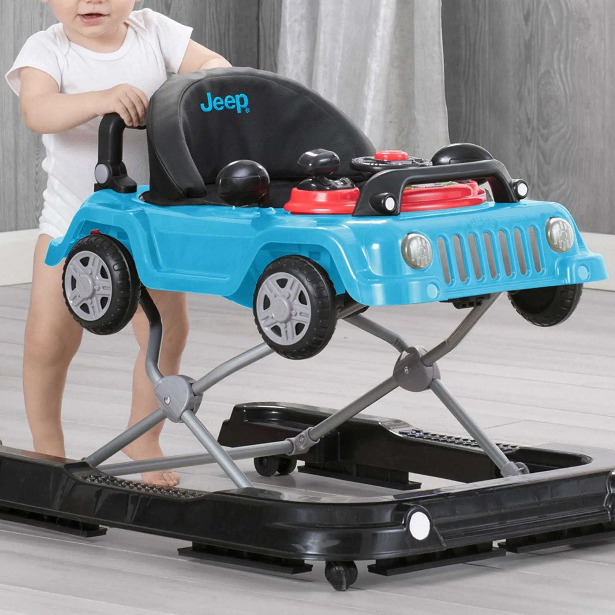 Jeep Classic Wrangler 3 in 1 Grow with Me Walker Blue