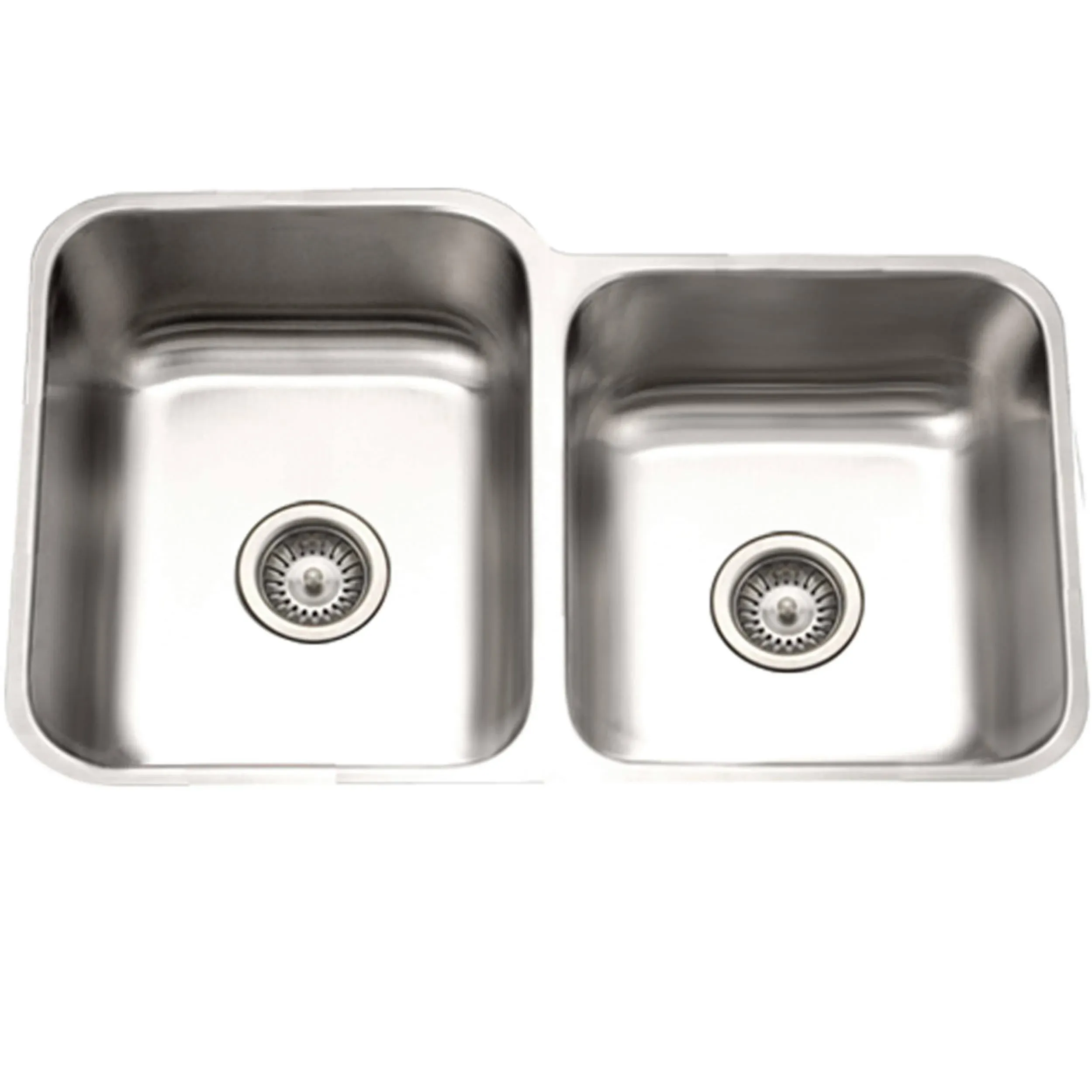 Houzer STE-2300SR Eston 31-1/4&#034; Double Basin Undermount 18-Gauge - Stainless