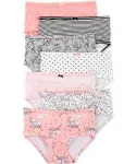 Carters Little Girls 7-pk. Animal Print Brief Panties