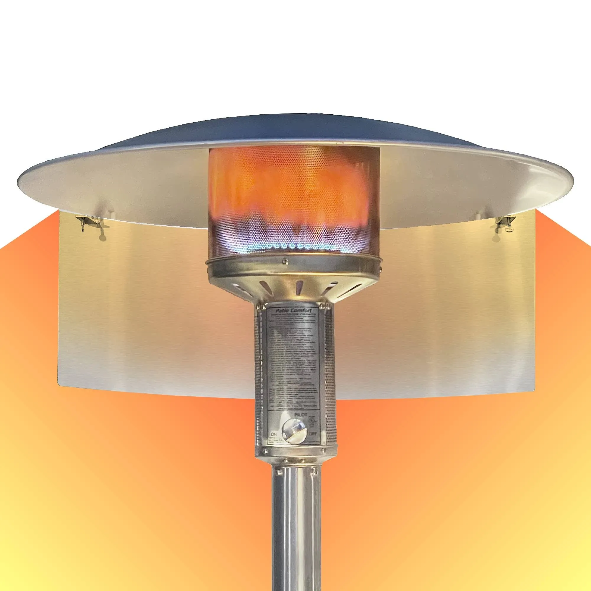 Warmer Patio The Wave - Heat Reflector for Patio Heaters - The Market's First ...