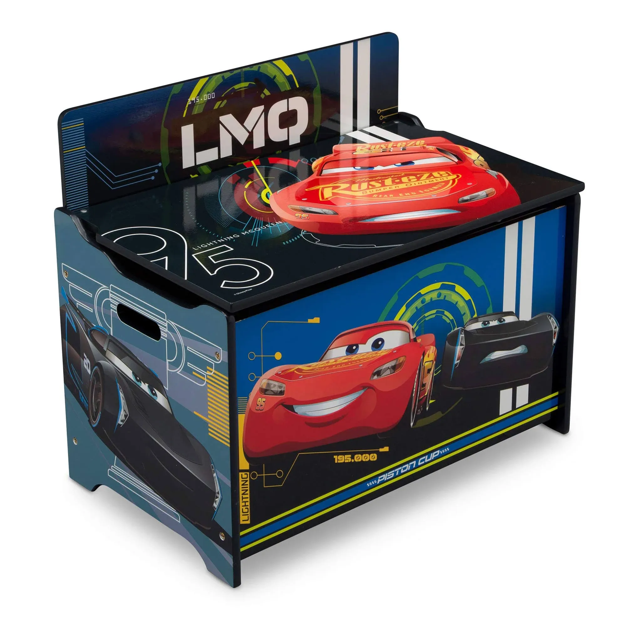 Disney Pixar Cars Deluxe Toy Box Delta Children